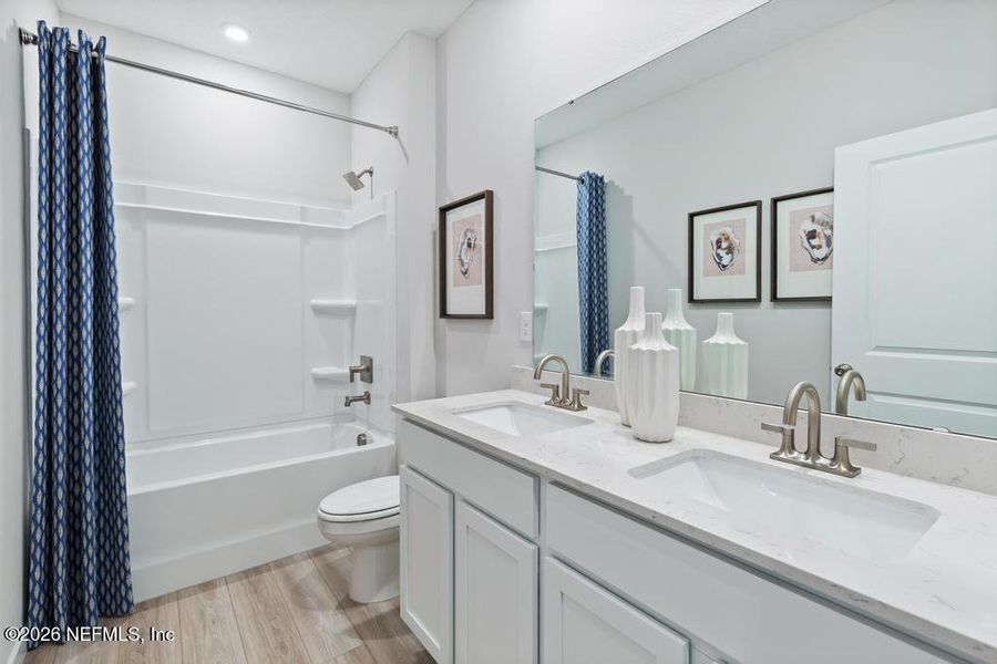 Furnished interior view inside a new home in Seminole Palms, Palm Coast (Image 12). Furnished interior view inside a new home in Seminole Palms, Palm Coast (Image 12).