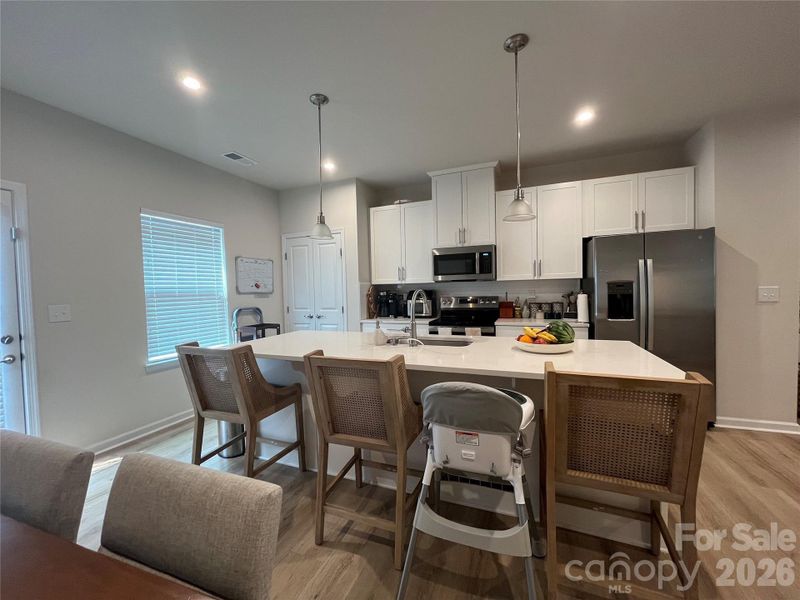 Furnished interior view inside a new home in , Matthews (Image 8).