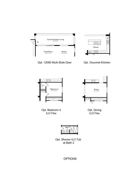 2D floor plan layout of this home in Parkside, Avondale, AZ (Image 4).