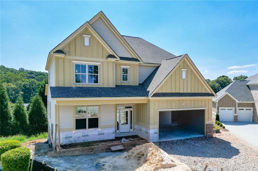 In-progress construction of a new home in , Jefferson, GA (Image 25).