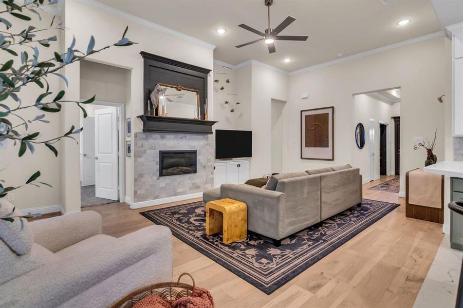 Furnished interior view inside a new home in , Fort Worth (Image 9). Furnished interior view inside a new home in , Fort Worth (Image 9).