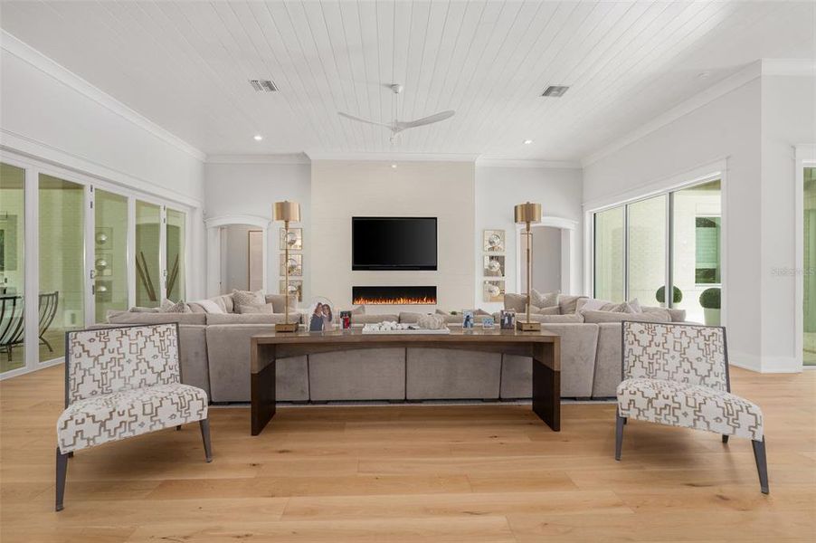 Furnished interior view inside a new home in , Gainesville (Image 17).