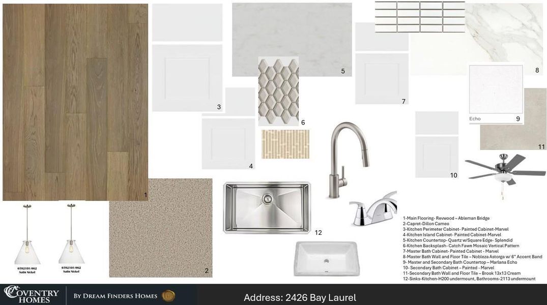 Sample of building materials used in homes in Pomona, Manvel (Image 4). Sample of building materials used in homes in Pomona, Manvel (Image 4).