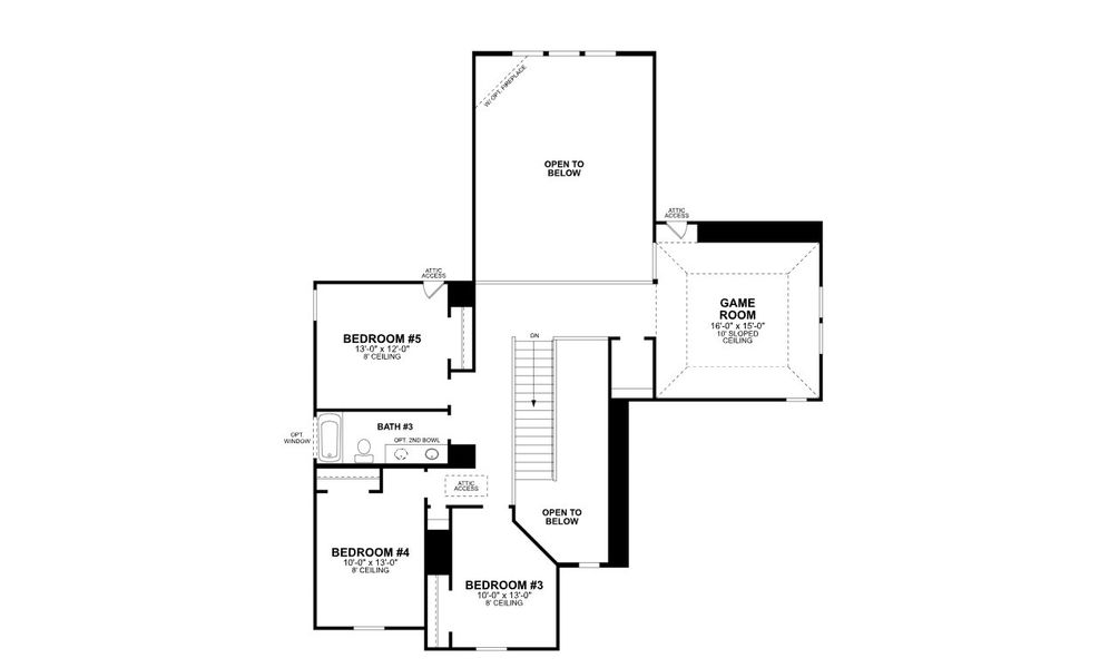2D floor plan layout of this home in Lilyana, Celina, TX (Image 3). 2D floor plan layout of this home in Lilyana, Celina, TX (Image 3).