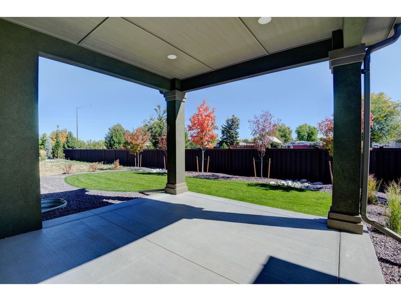 Exterior details and patio area of a home in , Loveland (Image 4).