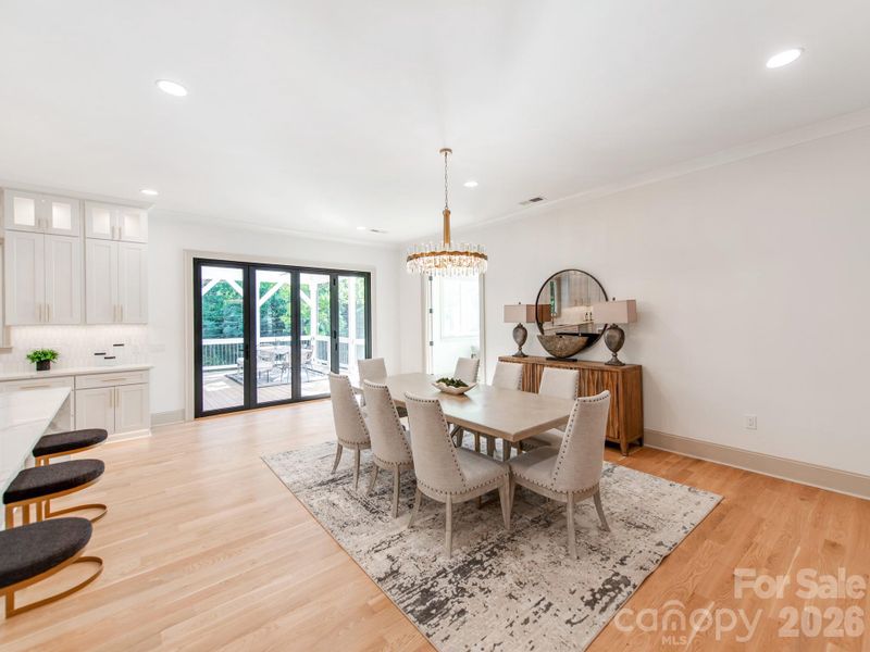 Furnished interior view inside a new home in , Charlotte (Image 12).
