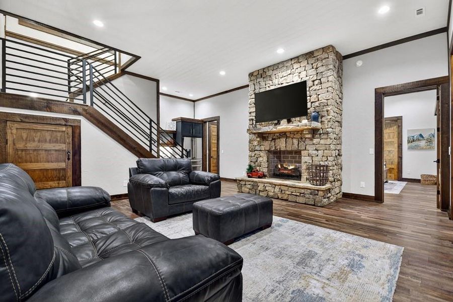 Furnished interior view inside a new home in , Mineral Bluff (Image 8).