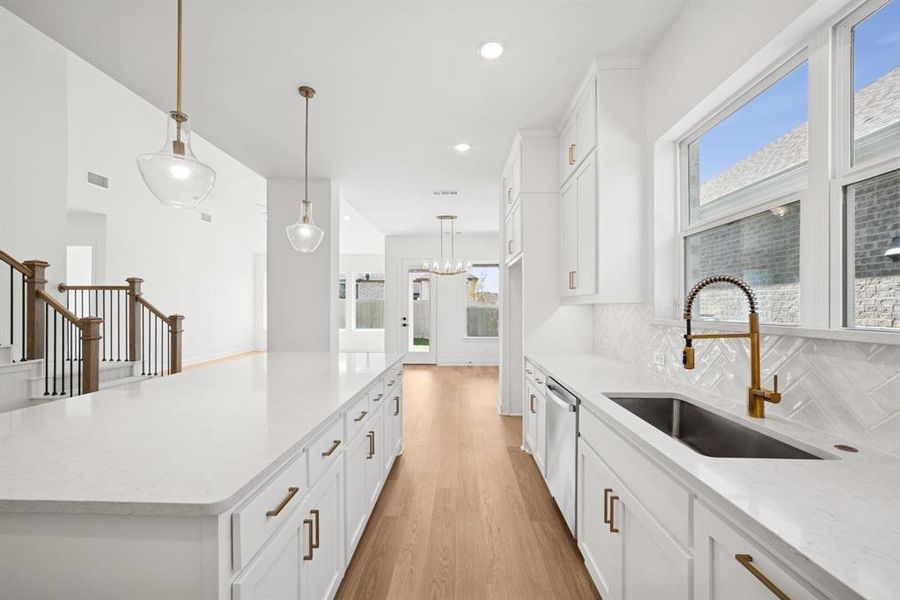 Furnished interior view inside a new home in Pecan Square - Gardens, Northlake (Image 7).