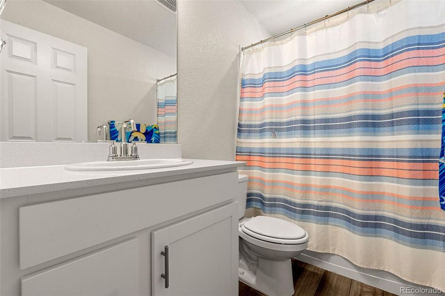 Furnished interior view inside a new home in Buffalo Highlands: The Canyon Collection, Commerce City (Image 12).
