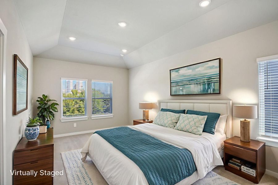 Furnished interior view inside a new home in Spring Brook Village - City Series, Houston (Image 10).