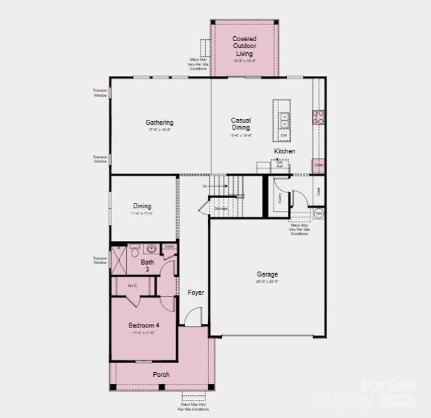 Additional Highlight Include: Gourmet kitchen, downstairs bedroom in place of flex, full bathroom in place of powder room, shower at downstairs bath, transom windows at downstairs bath and gathering room, standalone tub and shower with ledge at primary bath, and covered patio. Additional Highlight Include: Gourmet kitchen, downstairs bedroom in place of flex, full bathroom in place of powder room, shower at downstairs bath, transom windows at downstairs bath and gathering room, standalone tub and shower with ledge at primary bath, and covered patio.