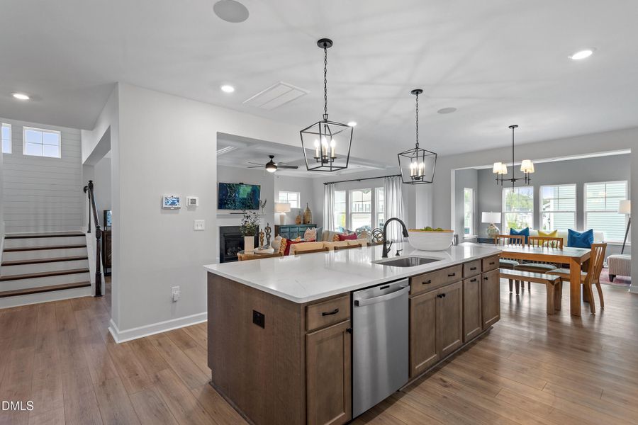 Kitchen to Greatroom