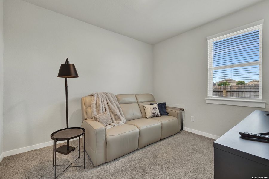Furnished interior view inside a new home in August Fields, New Braunfels (Image 10).