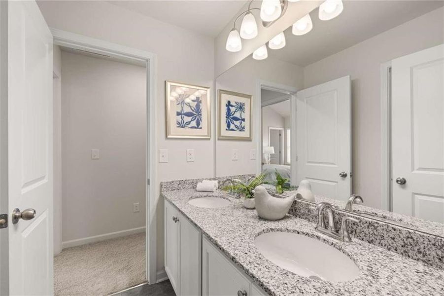Furnished interior view inside a new home in Kingsmere Estates, Loganville (Image 14).