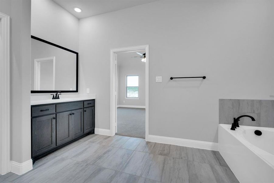 Furnished interior in a model home at Levante in Waxahachie (Image 6).