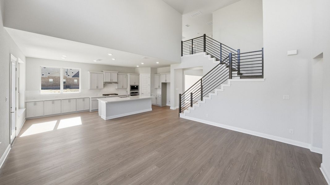 Furnished interior view inside a new home in Hawkes Landing, Leander (Image 19).