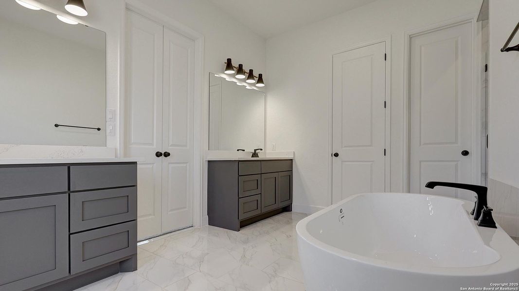 Furnished interior view inside a new home in Corley Farms 50', Boerne (Image 12).