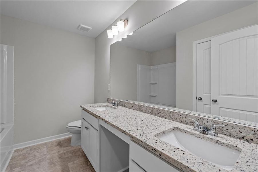 Furnished interior view inside a new home in , Villa Rica (Image 12). Furnished interior view inside a new home in , Villa Rica (Image 12).