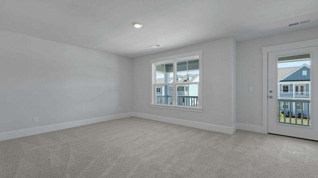 Representative unfurnished interior of a home built from the TILLMAN by D.R. Horton in Sheep Island, Summerville (Image 37). Representative unfurnished interior of a home built from the TILLMAN by D.R. Horton in Sheep Island, Summerville (Image 37).