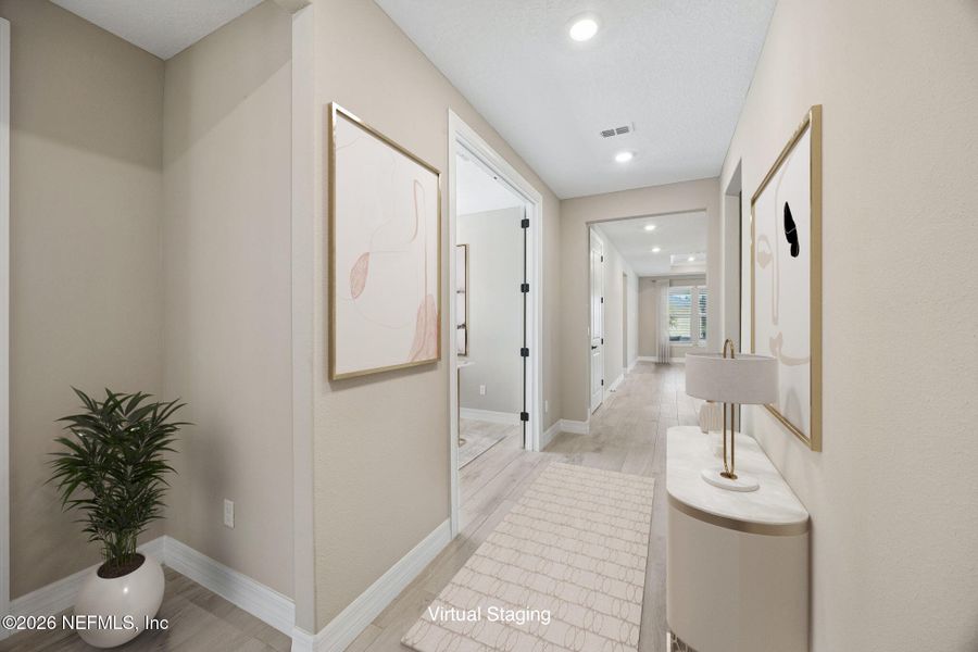 Furnished interior view inside a new home in , Yulee (Image 10).