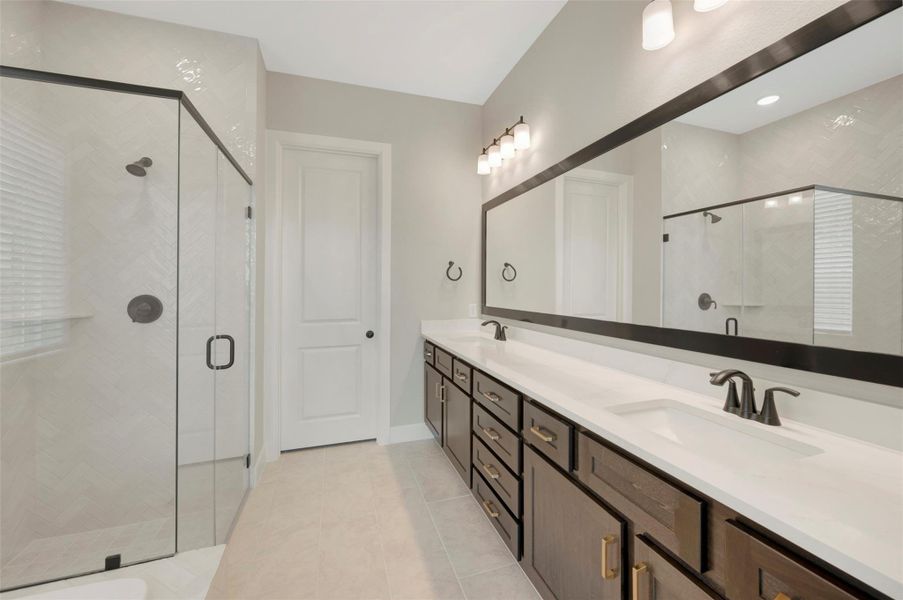 Furnished interior view inside a new home in Harvest Green - Reserve Collection, Richmond (Image 3).