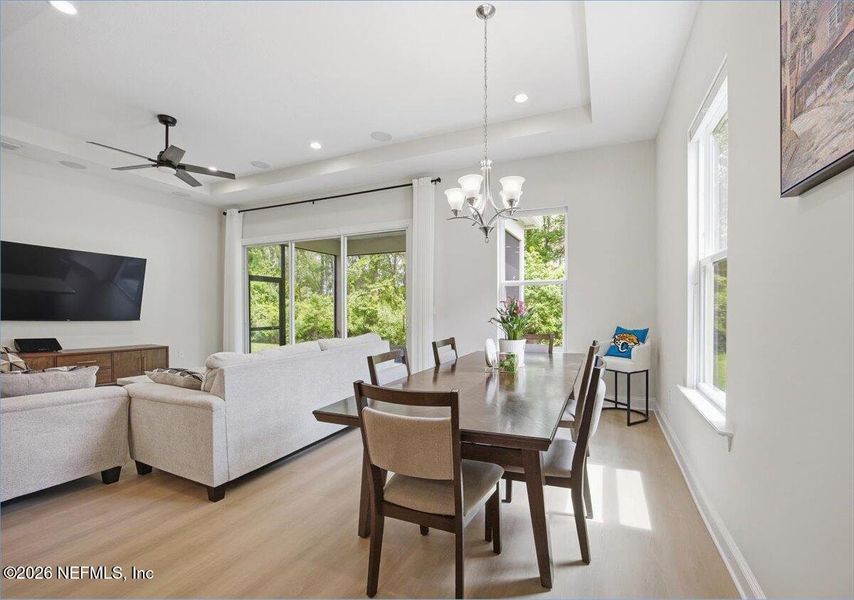 Furnished interior view inside a new home in , Jacksonville (Image 11).