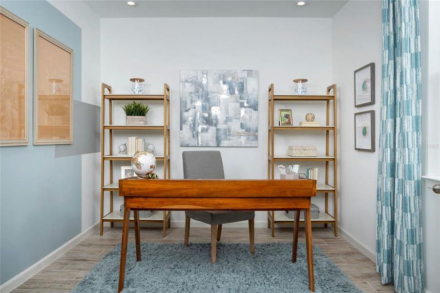 Furnished interior view inside a new home in Wellen Park, Venice (Image 12).