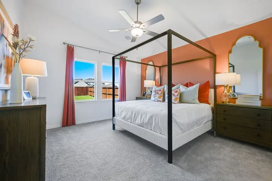 Furnished interior view inside a new home in River Ridge, Crandall (Image 3).