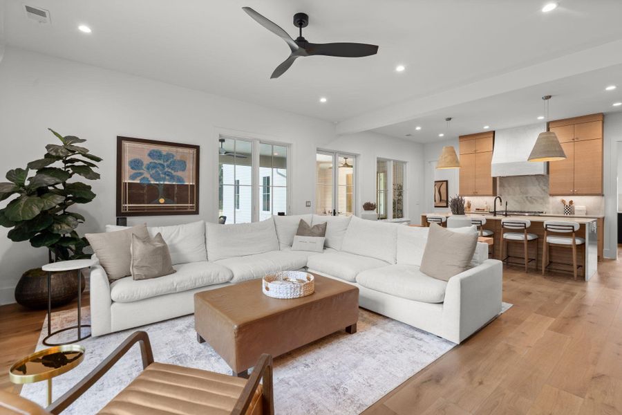Furnished interior view inside a new home in , Johns Island (Image 82).
