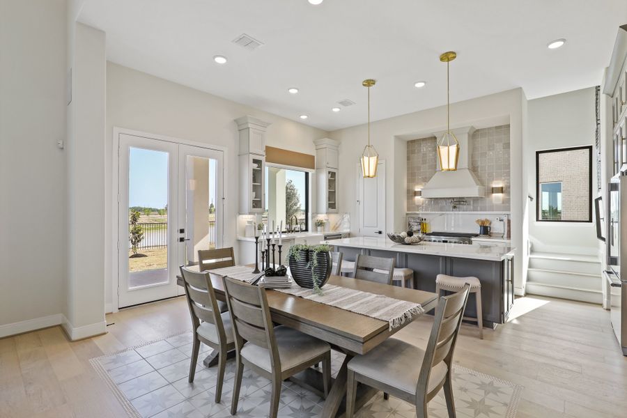 Furnished interior view inside a new home in Bridgeland 45', 50', 70', Cypress (Image 29).