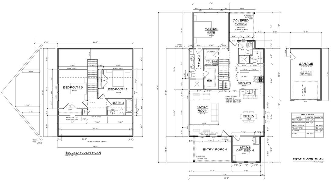 2D floor plan layout of this home in , Summerville, SC (Image 4).