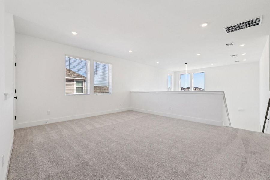 Spacious, unfurnished interior of a new home in Lariat, Liberty Hill (Image 29). Spacious, unfurnished interior of a new home in Lariat, Liberty Hill (Image 29).