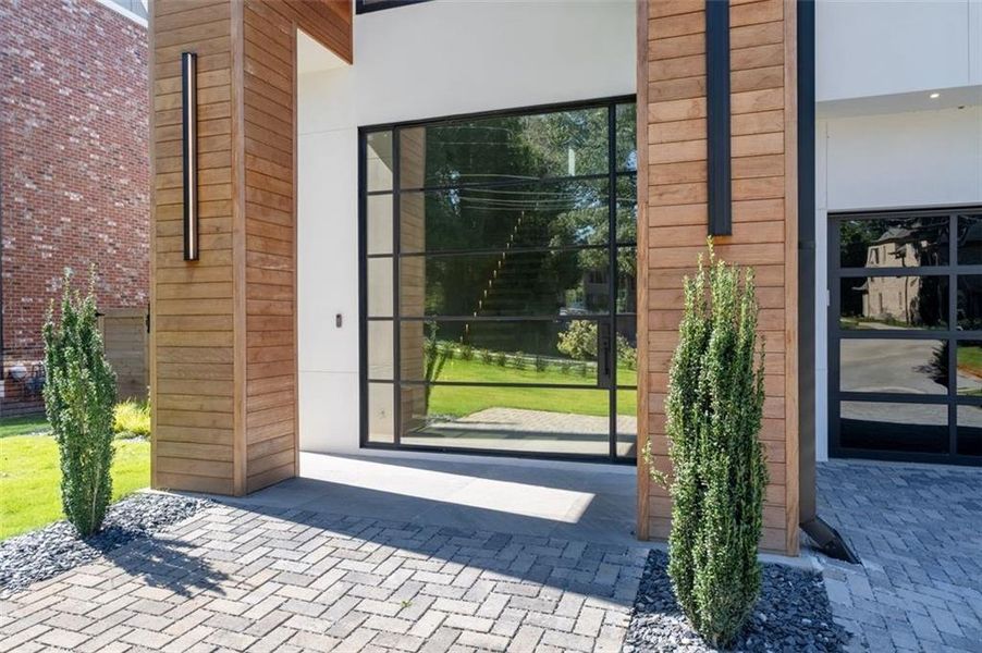 Front exterior of a new home in , Atlanta, GA, highlighting curb appeal (Image 24).