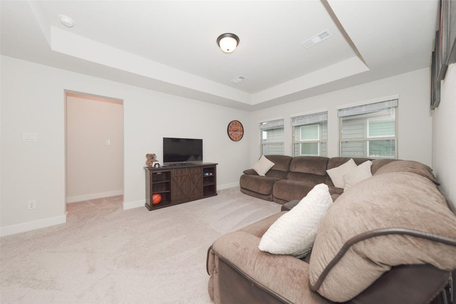 Furnished interior view inside a new home in Elyson, Katy (Image 16).