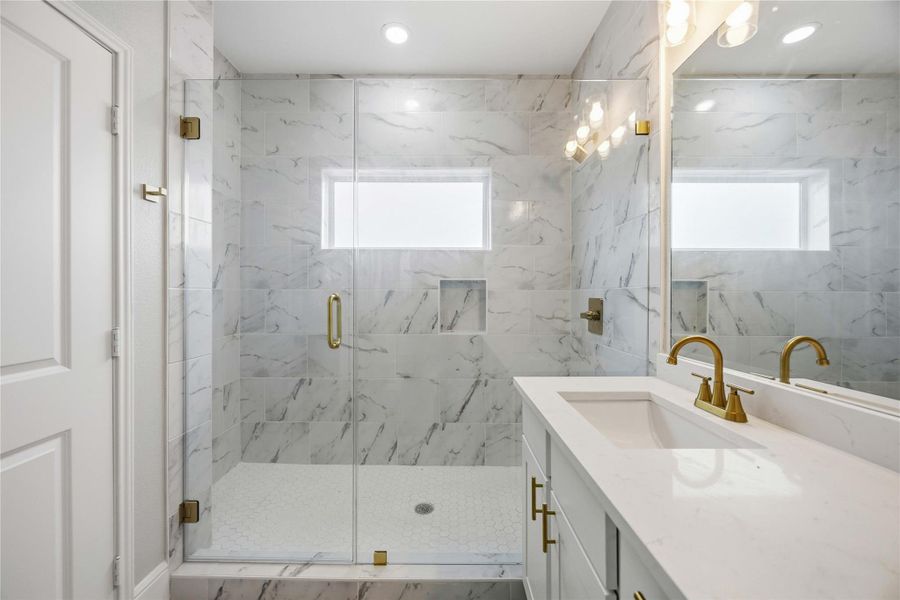 Furnished interior view inside a new home in , Houston (Image 9).