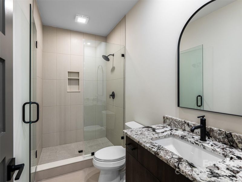 Furnished interior view inside a new home in , Hendersonville (Image 30).