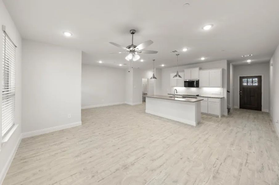 Front exterior of a new home in Sereno Oaks at Buckner Terrace, Dallas, TX, highlighting curb appeal (Image 15).