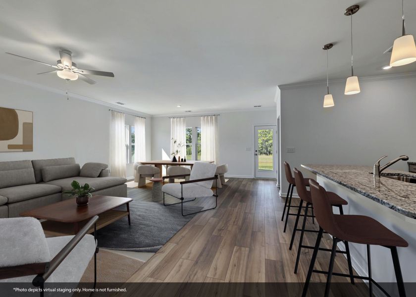 Furnished interior view inside a new home in Jordan Grove, Conway (Image 8).