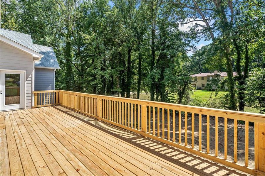 Exterior details and patio area of a home in , Mableton (Image 23).