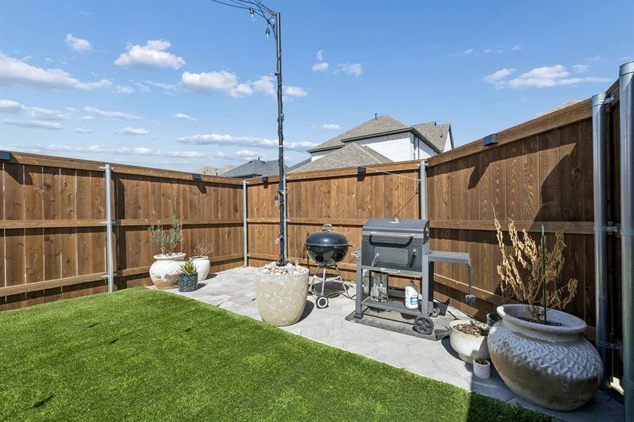 Exterior details and patio area of a home in , Celina (Image 22).