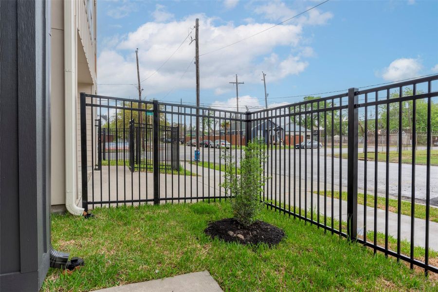 Front yard area Front yard area