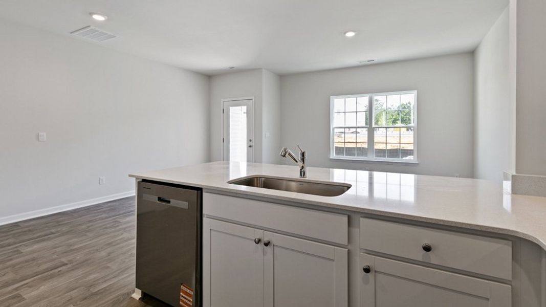 Furnished interior view inside a new home in The Townes at Wilson's Ridge, Smithfield (Image 5).