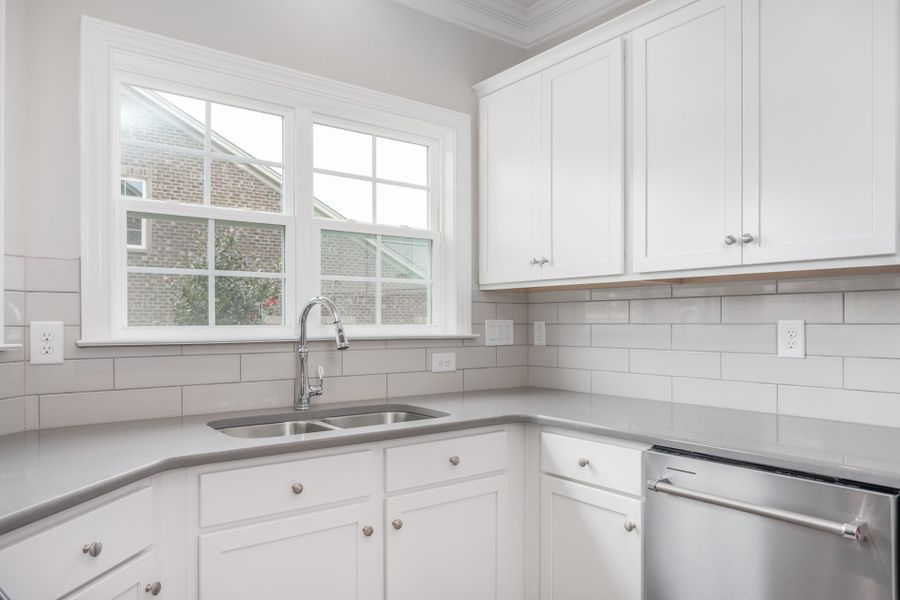 Representative furnished interior of a home built from the Kingston by Keystone Homes NC in Weybridge, Burlington (Image 14).