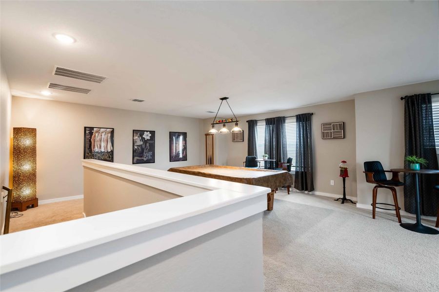 Furnished interior view inside a new home in Ascend at Legends Bay, Baytown (Image 17). Furnished interior view inside a new home in Ascend at Legends Bay, Baytown (Image 17).