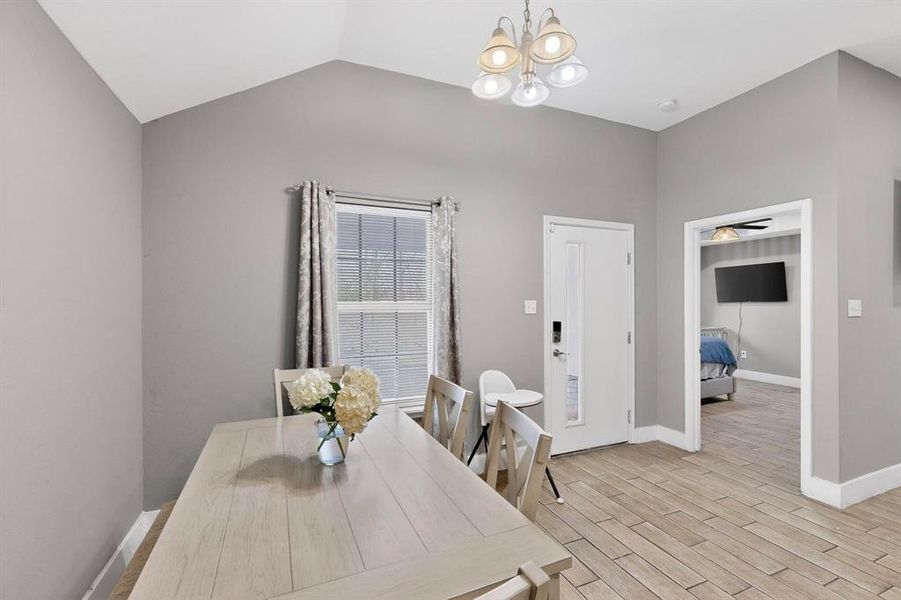 Furnished interior view inside a new home in , Ennis (Image 26).