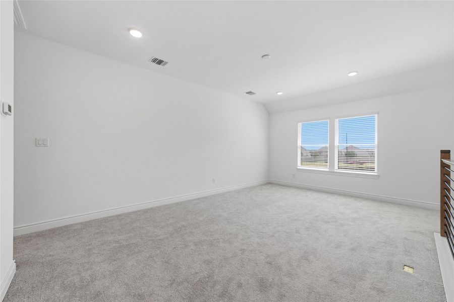 spacious game room area