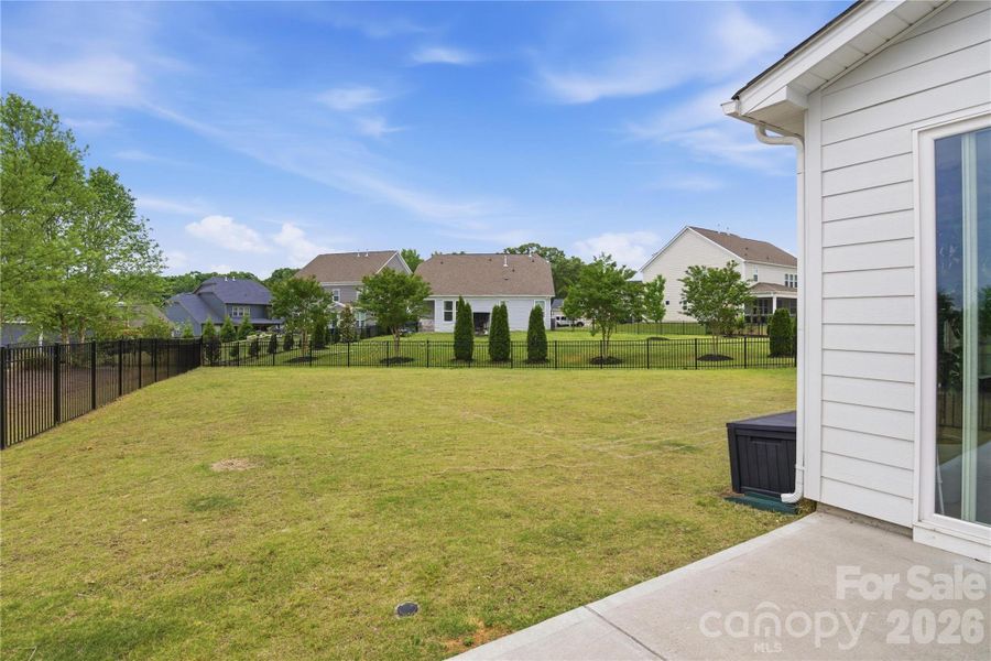 Exterior details and patio area of a home in Massey, Fort Mill (Image 25).