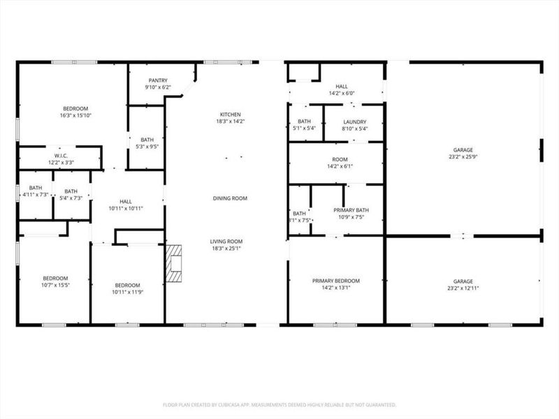2D floor plan layout of this home in , Waco, GA (Image 3).