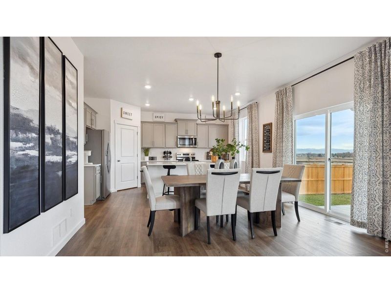 Furnished interior view inside a new home in Lakeside Canyon, Mead (Image 5).
