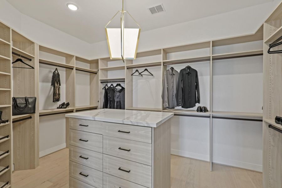 The oversized main walk in closet. Representational image.